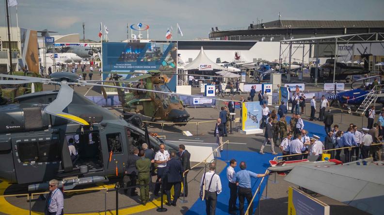 stand du ministère des Armées au Bourget