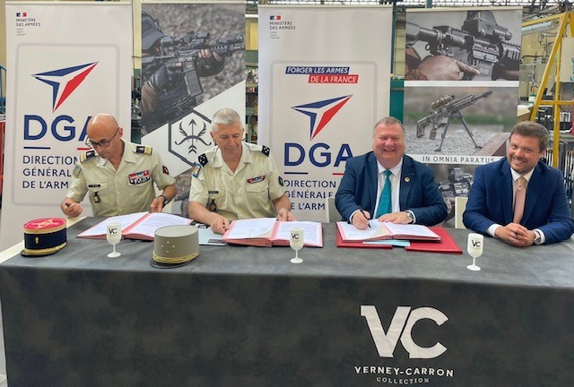 signature convention Verney Carron / DGA réserve industrielle