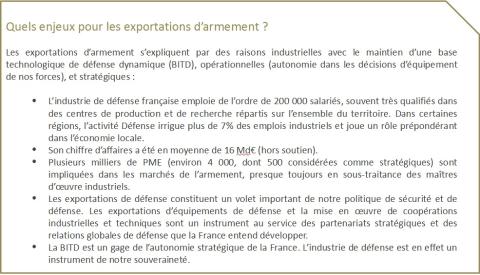 enjeux exportations